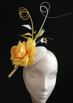 Diy Flower Crown, Flower Fascinator, Head Wear, Millinery Hats, Vintage Hat