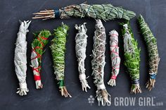 How To Make Your Own Smudge Sticks Magia Das Ervas, Smudge Sticks, Fire Starters, Back To Nature, Herbal Medicine, Book Of Shadows, Natural Healing, 3d Printer, Natural Remedies