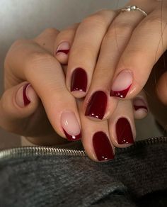 Discover the top 25 burgundy fall nails 2024 ideas and designs. Explore acrylic, dark, short, long, square, coffin, and gel styles featuring leaves, gold, olive green, matte, red, orange, and black. From simple to intricate art, find inspiration for every occasion. Embrace the latest trends with gel almond and gel short almond nails. Get creative with these seasonal nail designs and elevate your look this fall. Burgundy Fall Nails, Wine Nails, Maroon Nails, Nagellack Trends, Short Gel Nails, Seasonal Nails, Burgundy Nails, Pink Nail