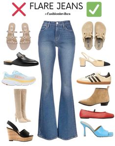 Smart Casual Women Outfits, Flare Jeans Style, Flare Jeans Outfit, Wide Leg Jeans Outfit, Outfits Con Jeans, Looks Jeans, Celebrity Casual Outfits