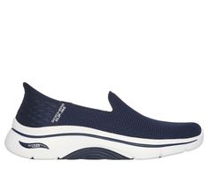 Experience ultimate comfort and support wearing Skechers Hands Free Slip-ins GO WALK Arch Fit 2.0 - Delara. Designed with our exclusive Heel Pillow , this vegan slip-on features an athletic mesh upper with a removable Arch Fit insole, lightweight ULTRA GO cushioning, plus Comfort Pillars for added support. | Skechers Women's Slip-Ins: GO WALK Arch Fit 2.0 - Delara Slip-On Shoes | Wide Width | Skechers Hands Free Slip-ins for an easy fit | Exclusive Heel Pillow holds your foot securely in place | Jen Stark, Arch Support Shoes, Wide Shoes, Skechers Women, 4 Inch Heels, Snoop Dogg, Skechers Shoes, Boot Shop, Hands Free