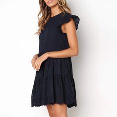 FREE SHIPPING Hollow Out Ruched A-Line Ruffles Mini Dress JKP1819 Summer Sleeveless Dress With Ruffles, Knee-length, Sleeveless Ruffled Knee-length Dress For Summer, Knee-length Sleeveless Ruffled Dress For Summer, Knee-length Ruffled Sleeveless Summer Dress, Ruffled Sleeveless Dress For Vacation, Summer Sleeveless Midi Dress With Ruffles, Sleeveless Summer Mini Dress With Ruffle Hem, Summer Sleeveless Mini Dress With Ruffles, Sleeveless Ruffled Midi Dress For Summer