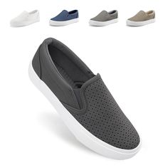 PRICES MAY VARY. WOMEN'S FASHION SNEAKERS: These jenn ardor slip on sneakers are perfect as womens tennis shoes, with a cute and fashionable appearance, breathable and sweat-absorbing, are great walking shoes for women, fall shoes for women 2023. SLIP ONS FOR WOMEN HANDS FREE: Elastic band on each side for a snug, comfortable fit with no tying required, these women's slip-on sneakers are easy to slide in and out. MEMORY FOAM INSOLE: Inside of these women's slip-on shoes feels like step-on clouds Shoes For Women Flats, Slip On Sneakers Women, On Shoes Women, Women Slip On Sneakers, Women Casual Shoes, Women's Slip On Shoes, Womens Tennis Shoes, Women Flats, Sneakers Women