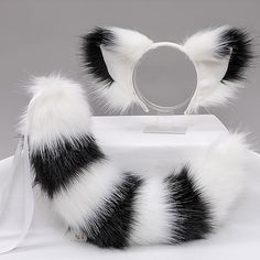 Type:Hair Accessories; Material:Fabrics; Hair Type:Normal; Usage Condition:Others; Handle:Others; Wearing Method:Others; Features:Creative,Decorative,Fashionable Design; Listing Date:03/16/2022; Base Categories:Hair Curler Clips  Pins Tail Suit, Fox Ears Headband, Cosplay Tail, Fox Ears And Tail, Fox Headband, Fox Costume, Hair Styling Accessories, Fox Tail, Fox Ears