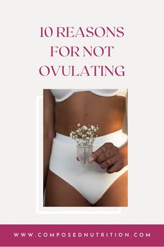 In this post you’ll learn about why you’re not ovulating and how this can impact your menstrual cycle. Ovulation is a key event and without it you can experience PMS symptoms and fertility issues. Find more fertility tips, period hacks, and cycle syncing tools at composednutrition.com. Fertility Awareness Method, Fertility Tips