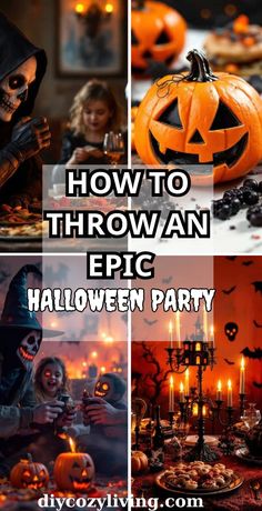 how to throw an epic halloween party