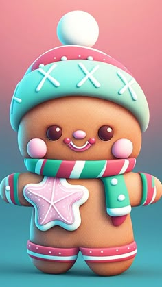 a very cute looking teddy bear holding a star