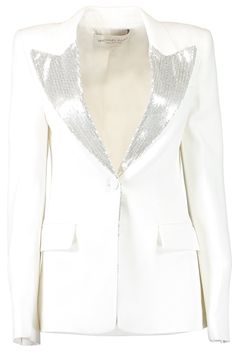 MICHAEL KORS COLLECTION-Embellished Georgino Blazer- Beach Stores, Marissa Collections, Michael Kors Collection, Clothing Size Chart, Fall Collections, Clothes Collection, Clothing Store, Sequin, Autumn Fashion