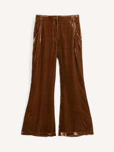 Flared Velvet Bottoms, Chic Wide-leg Velvet Pants, Velvet Wide Leg Pants For Work, Fall Velvet Flare Bottoms, Chic High-waisted Velvet Pants, Fall Velvet Wide Leg Straight Pants, Chic Velvet Wide Leg Pants For Work, Chic Velvet Workwear Bottoms, Chic Velvet Bottoms For Work