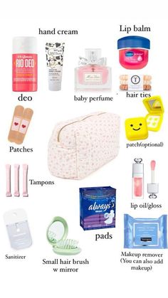 Period Kit, Travel Bag Essentials