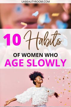 A study conducted at Columbia University in New York showed that identical twins who had different lifestyles aged differently due to their difference lifestyles. In fact lifestyle was shown to be a far bigger factor than genetic influences when it came to ageing. Here are 10 habits of women who age slower than others. We all desire to live a long, healthy, lifestyle, devoid of those diseases that keep pulling one behind. Tips on how to stay young and health and full of energy. #women #woman