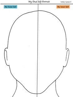 the back side of a man's head with lines drawn to show his hair