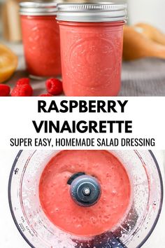 Raspberry Vinaigrette Dressing Raspberry Poppyseed Dressing, Creamy Raspberry Dressing, Raspberry Dressing Recipe, Sweet Vinaigrette Dressing, Raspberry Vinegrette, Rasberry Vinegrette Recipe