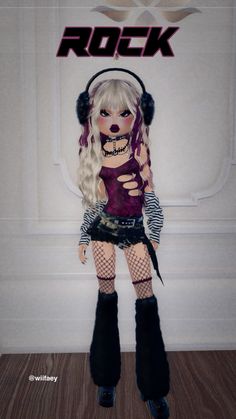 ୨♡୧ #dresstoimpress #dti#roblox#inspo#avrillavigne #rocknroll Dti Outfits New Years Eve, Too Model Dress To Impress, My Idol Outfit, Dress To Impress Roblox Rock And Roll, Concert Dress To Impress, Rockstar Dti Outfit, Rock And Roll Outfits Dress To Impress, Dti Rock And Roll Outfit Ideas, Dti I Just Came From