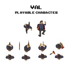 the character sheet for an upcoming game called vall, which is currently in development