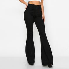 Jeans History, Plus Size Boutique Clothing, History Repeats Itself, Black Flare Jeans, Baby Garments, Black Flare, Flare Leg Jeans, Sophisticated Style, Maternity Clothes