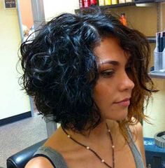 Short Curly Bob Hairstyles, Bob Haircut Curly, Blond Balayage, Curly Haircuts, Short Curly Wigs, Curly Hair Wig