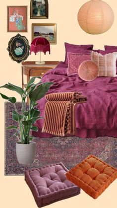 Spaniard Style Home, Eclectic Dorm Room, Eclectic Dorm, Modern Eclectic Bedroom, Modern Eclectic, Eclectic Bedroom, Apartment Decor Inspiration, Apartment Inspiration, Room Inspiration Bedroom