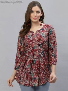 HAND CRAFTED TUNIC DESCRIPTION *Pink and grey printed tunic ,has a round neck, three-quarter sleeves *Fabric:- Modal *Wash Care:- MACHINE WASH AVAILABLE IN 6 SIZES THEY ARE IN FOLLOWING MEASUREMENTS IN INCHES:- XS:- Bust-34/Waist In-30/Length-30 S:- Bust-36/Waist In-32/Length-30 M:- Bust-38/Waist In-34/Length-30 L:- Bust-40/Waist In-36/Length-30 XL:- Bust-42/Waist In-38/Length-30 XXL:- Bust-44/Waist In-40/Length-30 NOTE ►►CUSTOMISATION We do customisation ️ ►►TRACKING We give full tracking to ou Stylish Tunic Tops, Kurti Dress, Tunics Online, Short Kurti, Women Pink, Women Tunic Tops, Grey Prints, Boho Top, Top For Women