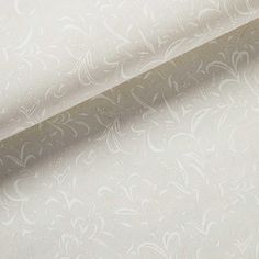 a white wallpaper with an intricate design on the back and sides, it is very soft