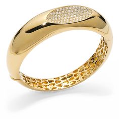 Yellow Gold Bangle Damas Jewellery, Jewellery Bracelets, High Fashion Jewelry, Antique Wedding Rings, Jewelry Bracelets Gold, Mens Gold Bracelets, Bangles Jewelry Designs, Roberto Coin