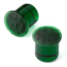 Martele Simple Glass Plugs Description & Features: A good staple piece for anyone with stretched ears. Martele design gives a little texture to your basic piece. These plugs are featured in the color Emerald. Available as Single Flared, Single-Flared with Groove and Double-Flared in 6 ga. through 1/2" Approximate wearable length is 9mm Sold as a pair To shop this collection, click here ★★★★★★★★★★★★★★★★★★★★★★ Brand: Gorilla Glass Collection: 41901 Material(s): Flame Sculpted Borosilicate Glass It Stretched Lobes, Stretched Ears, Staple Pieces, Piercing Jewelry, Glass Collection, Emerald, Texture, Glass, 10 Things