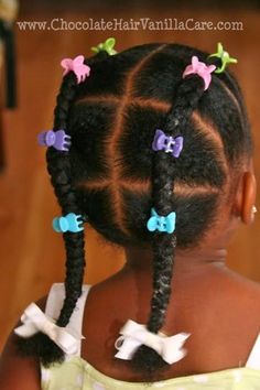 Photos : 15 coiffures de petite fille pour cheveux crépus | PARENTS.fr Cute Easter Hairstyles, Cabello Afro Natural, Lil Girl Hairstyles, Chocolate Hair, Easter Hairstyles For Kids, Toddler Hairstyles Girl, Natural Hairstyles For Kids, Girls Natural Hairstyles