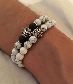 Beads Bracelet Design For Men, Men Stone Bracelet, Diy Braided Bracelet, Matching Couple Bracelets, Beautiful Beaded Jewelry, Preppy Jewelry, Mens Rings Fashion, Bracelet Craft Diy