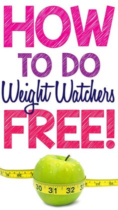 Weight Watchers For Free, Calorie Restriction, Nutrition Motivation, Weight Watchers Diet