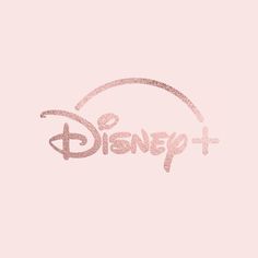 the disney logo is drawn in pink on a light pink background, and it appears to be made out of chalk