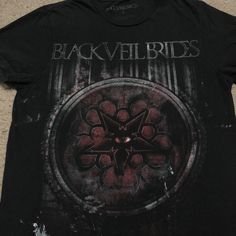 Brand: Black Veil Brides Rock Band Tshirt              Measurement (in inches) Chest: 18 Length: 27 Size On Tag: Small  Condition: Good To Used feel free to ask any questions about this item  PLEASE LEAVE YOUR PHONE NUMBER AND ADDRESS FOR SHIPPING PROCESS  Shipping ASAP after purchase Thank You Black Veil Brides Band Shirt, Black Veil Brides Shirt, Rock Style Cotton T-shirt With Logo Print, Alternative Band Logo Tops For Music Festivals, Alternative Style Band Logo T-shirt With Crew Neck, Rock Style Band Logo T-shirt With Crew Neck, Black Band Logo T-shirt For Alternative Fashion, Alternative Tops With Band Logo For Music Festivals, Alternative Style Tops With Band Logo For Music Festivals