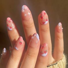 Short Cute Gel Nail Designs, Nail Art Pink Designs, Kawaii Nail Ideas, Manicure Ideas Pink, Cute Pink Short Nails, Cute Gel Nails Short, Pink Nail Designs Short, Gel Nail Ideas Short, Uñas Cute