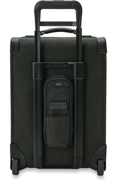 Briggs & Riley Baseline Global 21-Inch 2-Wheel Carry-On Duffle | Nordstrom Functional On-the-go Luggage With Leather Trim, Classic Travel Cases With Leather Trim, Classic Travel Luggage With Top Carry Handle, Classic Cases With Luggage Sleeve For On-the-go, Rectangular Travel Cases With Leather Trim, Classic Luggage With Leather Trim For Business Trips, Travel Cases With Leather Trim, Functional Rectangular Luggage With Leather Trim, Black Luggage With Leather Trim For Trip