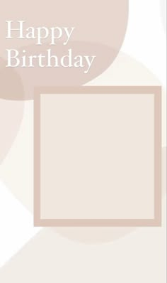 a happy birthday card with an abstract background