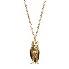 Owl Pendant Necklace - Bubo the Owl – Janet Mavec Gifts For Young Women, Elizabethan Collar, Gold Owl, Always Watching, Owl Pendant Necklace, Talisman Jewelry, Focus Group, Great Horned Owl, Owl Necklace