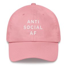 Anti Social AF Dad Hat - Wake Slay Repeat Sleepy Girl, Mom Hats, Classic Hats, Camo Colors, Cotton Chinos, Embroidered Hats, Dad Caps, Super Mom, Green Camo