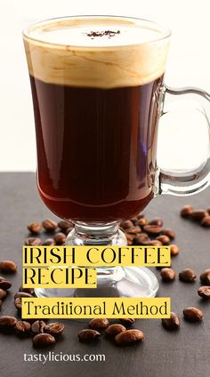 Original Irish Coffee Recipe | Best Irish Coffee Recipe | traditional irish coffee recipe | How to Make Irish Coffee Recipe | irish whiskey coffee recipe | irish coffee ingredients | Authentic Irish Coffee Recipe | How To Make Classic Irish Coffee Irish Coffee Recipe Whiskey, Whiskey Cream, Pod Coffee Machine, Decaffeinated Coffee, Brunch Food