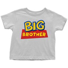 Big Brother - Toy Story Inspired Toddler T-Shirt Disney Pregnancy Shirt, Disney Maternity, Baby Cinderella, Pregnancy Announcements, Twins Baby Shower