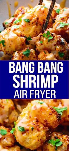 bang bang shrimp air fryer is an easy and delicious appetizer