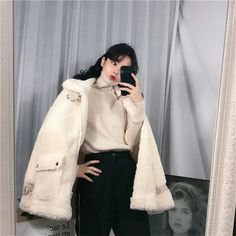 Soft Motocycle Warm White Sweet Plus Size Faux Fur Coat BE131 Note:1.Dear, if you are not sure about the size you have chosen, you can contact us.2.Since it is a Chinese size, please select the size according to the size of the form.3.The size in the clothes is Chinese size; Our US size is not standard US size, (1Inch=2.54cm 1cm=0.39inch)4.Since it is a manual measurement, please allow us to have an error of 2CM-4CM5.Please allow slight chromatic aberration due to different light Size chart CN Size Bust(CM) Sleeve(CM) Shoulder(CM) Long(CM) suitable weight M 108 50 50 63 40-45KG L 112 51 51 64 45-50KG XL 116 52 52 65 50-60KG 2XL 120 53 53 66 60-70KG 3XL 124 54 54 67 70-80KG 4XL 128 55 55 68 80-90KG Clothing Length: RegularType: LOOSECollar: Turn-down CollarClosure Type: zipperItem Type: Out Ulzzang Clothes, White Parka, Faux Fur Parka, Winter Outwear, Winter Trench Coat, Sporty Dress, Soft Jacket, Fur Parka, Outwear Jackets