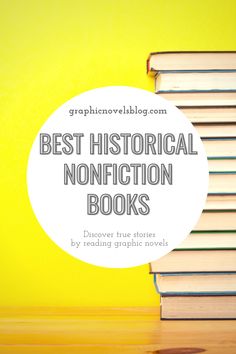 books stacked on top of each other with the words best historical non fiction books above them