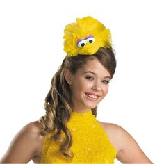 Sesame Street Big Bird Headband Costume Accessory - HalloweenCostumes4U.com - Costume Props & Accessories Bird Headband, Big Bird Costume, Big Bird Sesame Street, Sesame Street Big Bird, Fancy Dress Halloween Costumes, Bird Costume, Sesame Street Party, Glitter Headbands, Halloween Headband