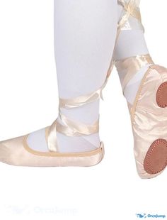 OrcaJump - Womens Ballet Shoes - Practice Trainning Dance Shoes - Professional Indoor - Ribbons Flat Heel - Lace Pink Almond Camel Non-slip Ballet Dance Shoes With Closed Toe, Non-slip Round Toe Dance Shoes For Dance Class, Non-slip Flexible Ballet Dance Shoes, Flexible Round Toe Dance Shoes For Practice, Flexible Closed Toe Dance Shoes, Flexible Non-slip Ballet Dance Shoes, Fitted Non-slip Closed Toe Dance Shoes, Ballet Dance Shoes With Rubber Sole For Practice, Ballet Dance Shoes With Round Toe For Practice