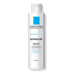 Effaclar Clarifying Solution Acne Toner - EFFACLAR CLARIFYING SOLUTION 6.7OZBenefitsAcne face toner helps remove excess oil, dirt, dead skin cells and pore-clogging debris with salicylic acidProvides gentle exfoliation to smooth skin texture with glycolic acidReduces blackheads, whiteheads and mild imperfectionsLeaves skin feeling clean and refreshedIdeal face toner for oily and acne prone skinSoothes the skin with mineral-rich La-Roche Posay Thermal Spring WaterSuitable for sensitive skinNon-co Best Toner For Acne, Acne Toner, Exfoliating Face Scrub, La Roche Posay Effaclar, Best Toner, Salicylic Acid Acne, Bumpy Skin, Smooth Skin Texture, Thermal Spring