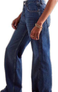 Casual High Rise Medium Wash Flares, Casual High Rise Flares In Medium Wash, Flared Cropped Jeans With Pockets, Dark Wash Flared Cropped Jeans, Dark Wash Flare Cropped Jeans, Casual Dark Wash Flare Cropped Jeans, Casual High Rise Dark Wash Flares, Dark Wash Flares With Five Pockets, Dark Wash Flare Jeans For Everyday