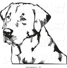 a black and white drawing of a dog