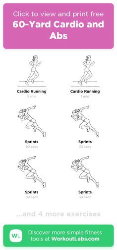 an exercise poster with instructions for how to use the cardio and abss exercises