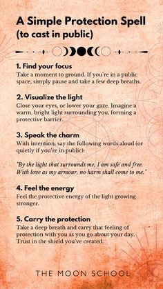 Unlock the power of Wiccan magic with this easy protection spell designed for beginners! Perfect for those exploring witch spirituality, this spell provides a quick and effective way to shield yourself or a loved one from negativity. Dive into your magic spell book and discover this simple yet powerful incantation for protection. Whether you need protection spells for work or a protect someone spell, this witchcraft recipe is versatile and accessible. Embrace the art of witch spells protection and add this enchanting protection chant to your collection of magick books. Safeguard your energy and enhance your practice with this must-try spell! ✨🔮 #ProtectionSpell #Witchcraft #SpellsForBeginners #MagickBook Easy Protection Spell, Pagan Tips, Simple Protection Spell, Protection Chant, Easy Witchcraft, Spiritual Topics, Spells That Actually Work, Easy Love Spells