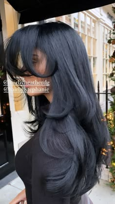 Black Hair Layers, Butterfly Haircut, Blowout Hair, Extensions Hair, Hair Color And Cut, Long Layered Hair