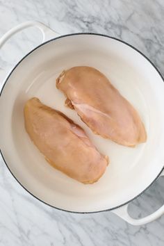 Easy Poached Chicken Recipe - Downshiftology Chicken For Stir Fry, Cafe Recipes